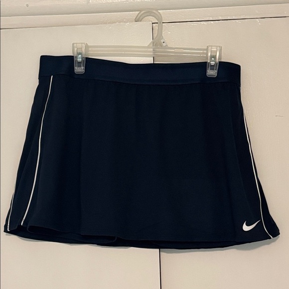 Nike Dresses & Skirts - Nike Navy Blue Tennis Skirt with White Trim
